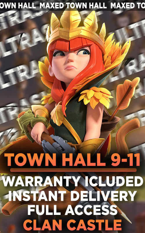 MAX CoC Town Hall 9-11 Account | ultrasmurfs